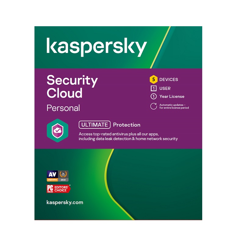 KL1923ECEFS Kaspersky Security Cloud Personal 5 Device 1 Yr 