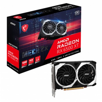 MSI Radeon RX 6500 XT MECH 2X 4G OC AMD RX6500