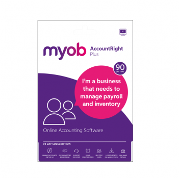 MYOB MPSUB-90TD-RET-AU EMAIL KEY Finance / Accounting