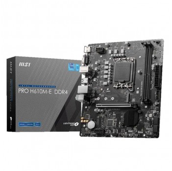 MSI PRO H610M-E DDR4 Intel skt-1700 12/13/14th Gen