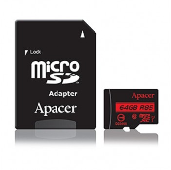 Apacer AP64GMCSX10U5-R MicroSD Card