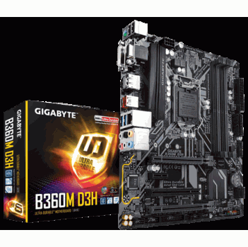 Gigabyte GA-B360M-D3H Intel SKT-1151 8/9 Gen